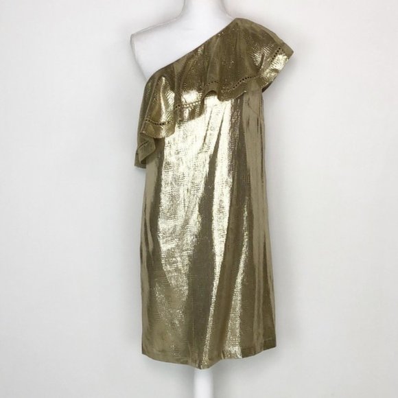 Rachel Zoe Dresses & Skirts - RACHEL ZOE Marina one-shoulder Silk Blend Dress